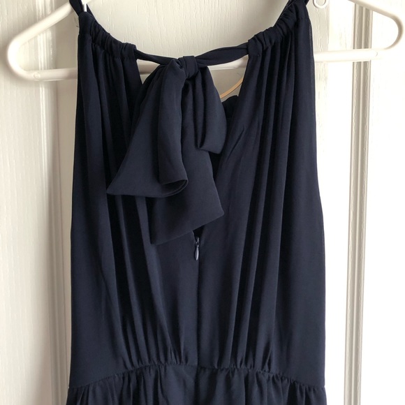 NWT Le Chateau Navy Blue Floor Length/Maxi Dress - Picture 5 of 5